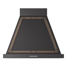 ILVE - 30 inches - Externally Vented - Wall Range Hood - Glossy Black