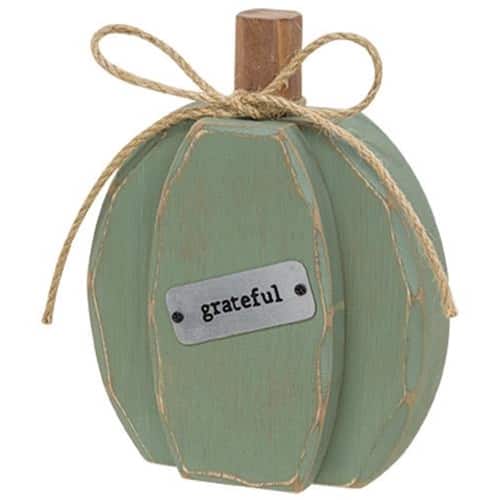 BreeBe - *Grateful Chunky Pumpkin Sitter - Teal