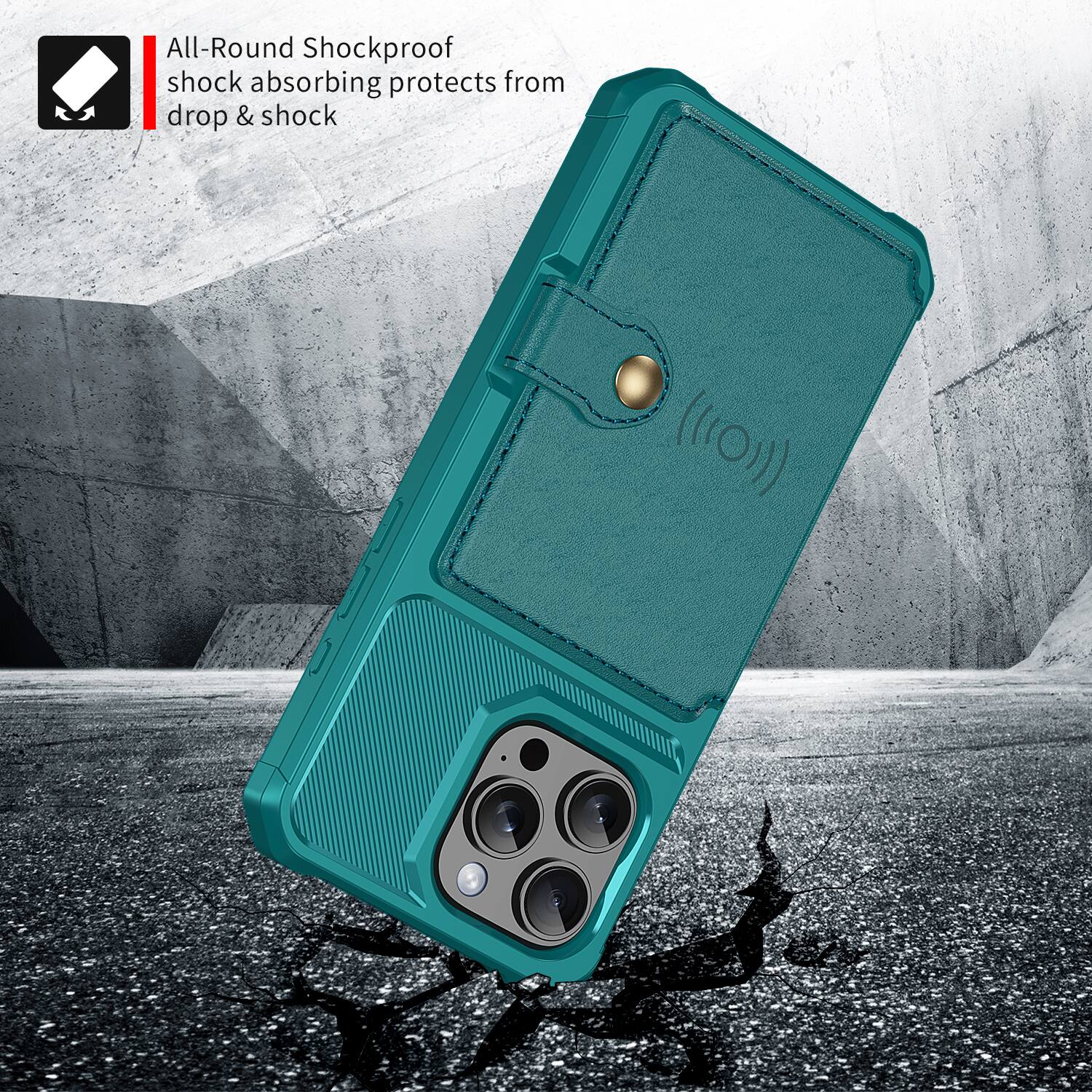 All-Round Shockproof shock absorbing protects from drop & shock