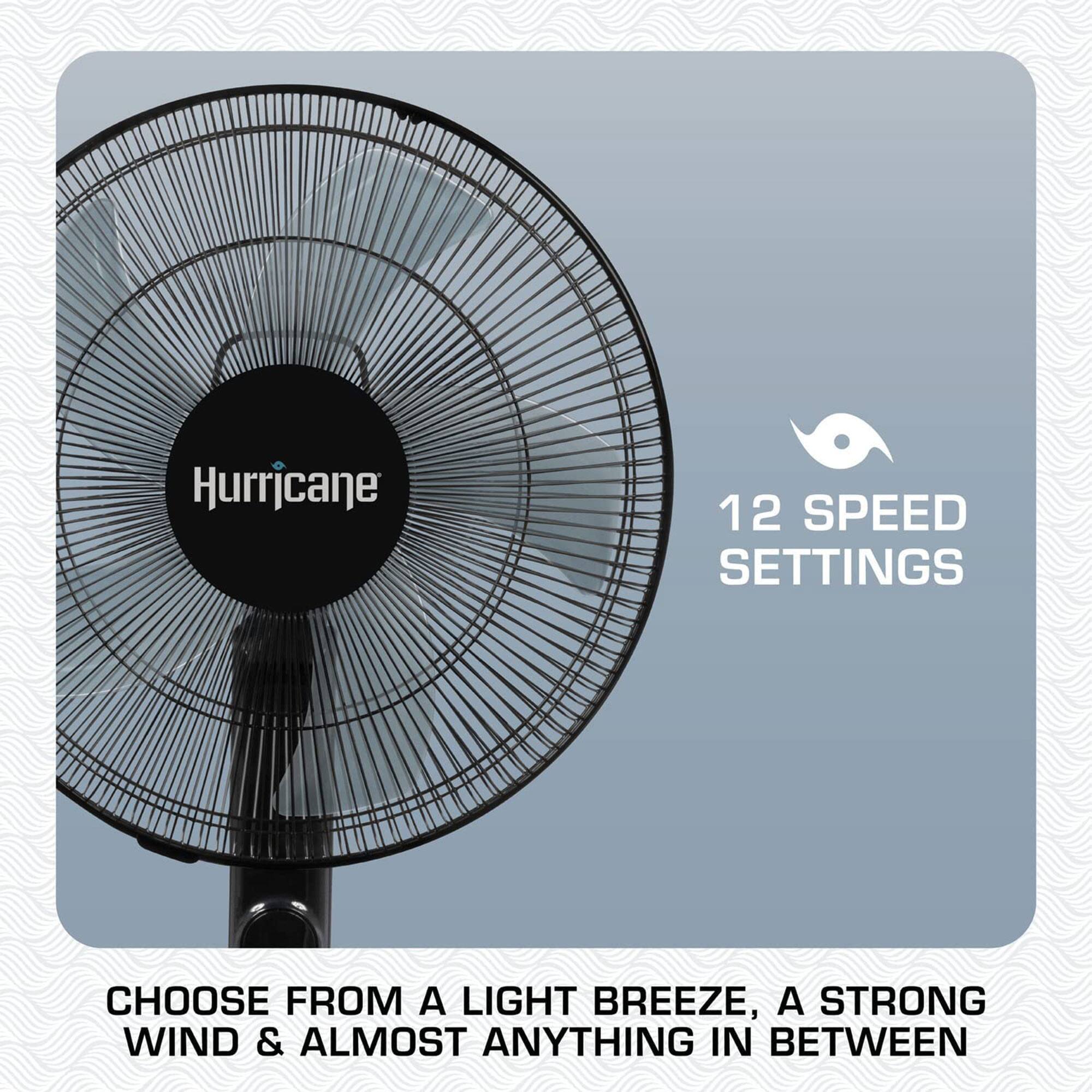 Hurricane

12 SPEED SETTINGS

CHOOSE FROM A LIGHT BREEZE, A STRONG WIND & ALMOST ANYTHING IN BETWEEN