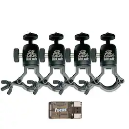 Slow Glow - Maverick T-Post Trail Camera Mount (4-Pack) Bundle with Card Reader
