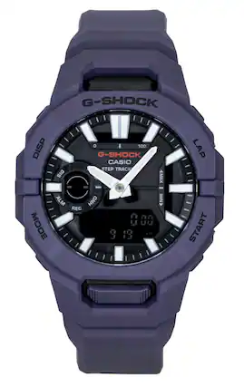 G-SHOCK 100 DISP G-SHOCK CASIO STEP TRACK SIG MAX - ALM HND MIN REC 000 MODE LAP START