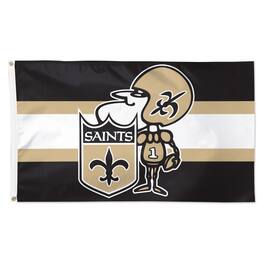 WinCraft - New Orleans Saints 3' x 5' Classic 1-Sided Deluxe Flag - Multicolor