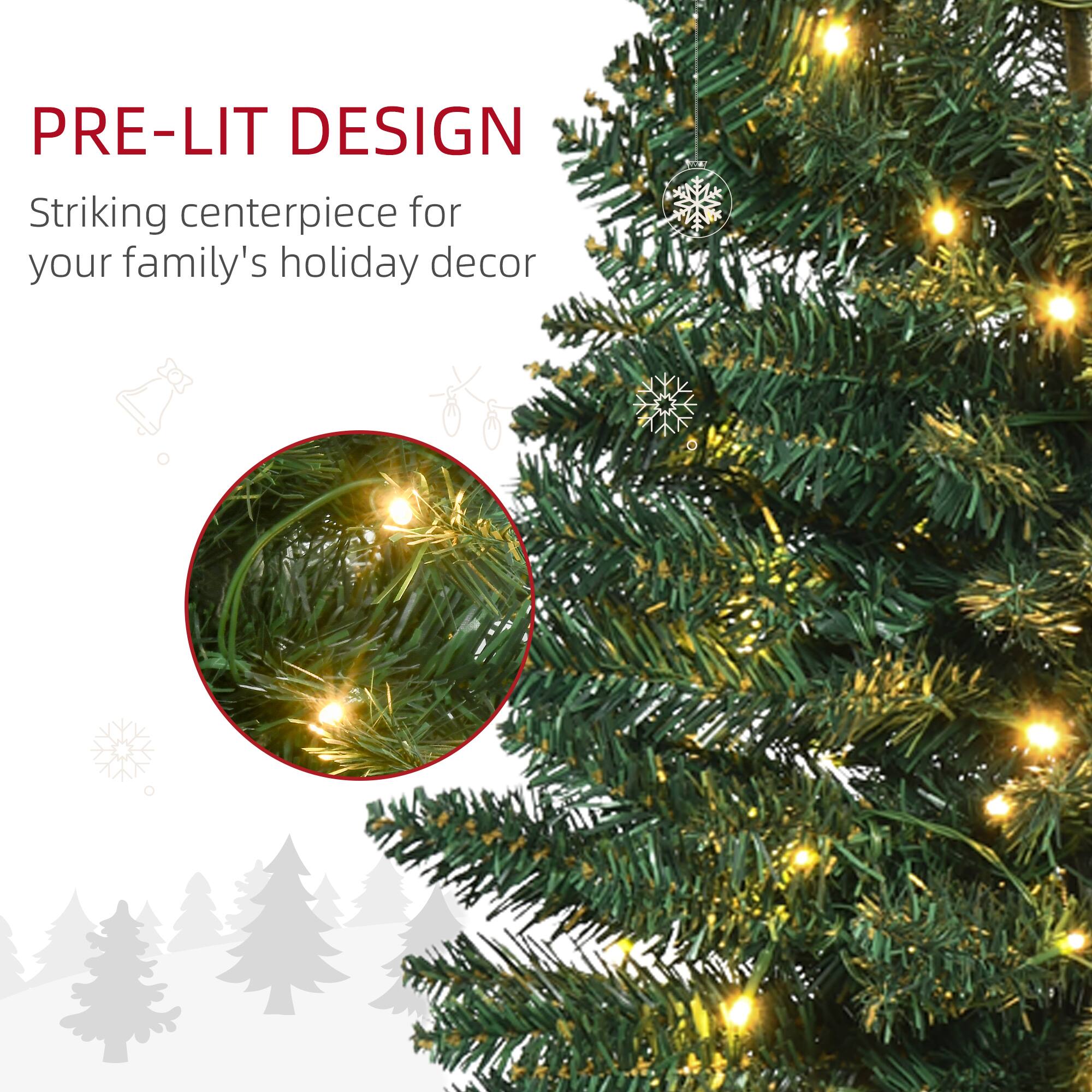 PRE-LIT DESIGN  
Striking centerpiece for your family's holiday decor