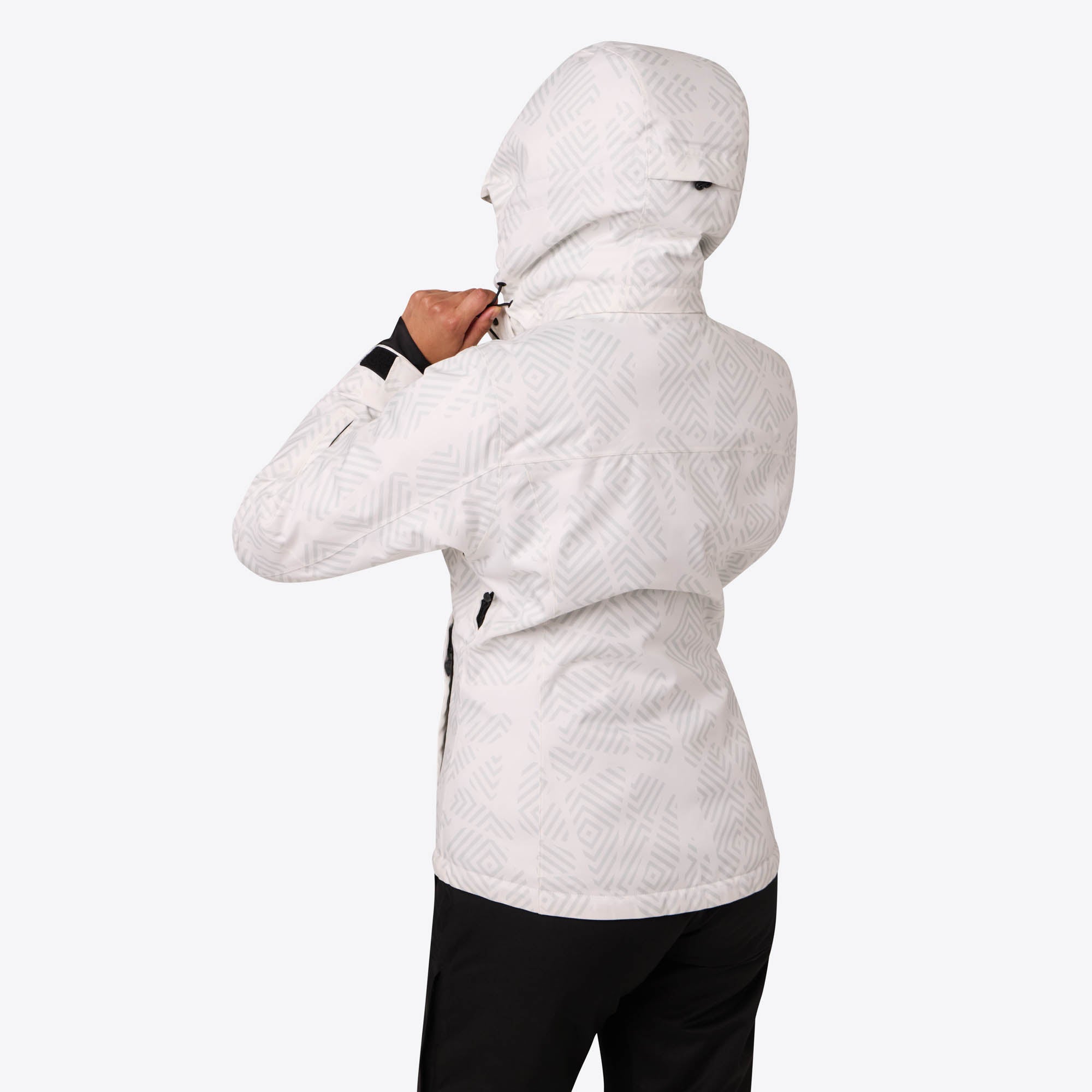 Back. Mobile Warming - Women's Denali Heated Snow Jacket - Geo.