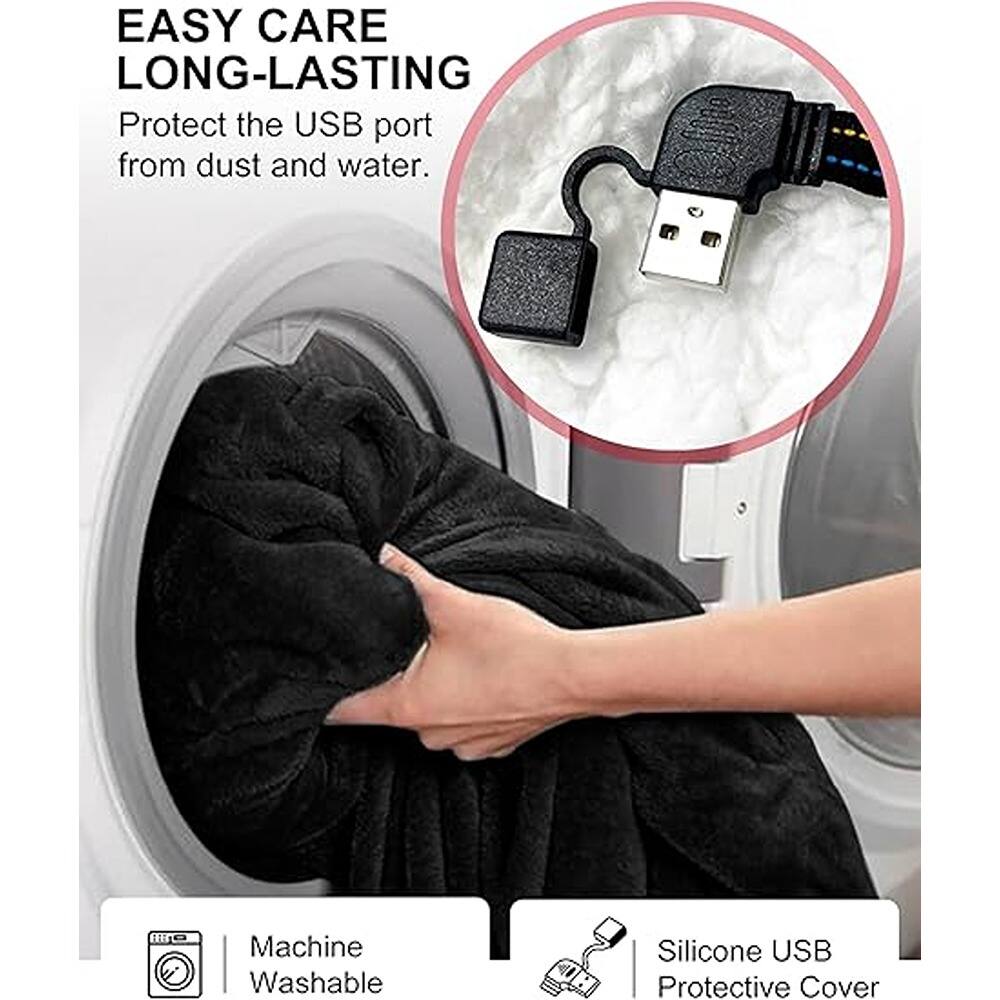 EASY CARE  
LONG-LASTING  
Protect the USB port from dust and water.  

Machine Washable  
Silicone USB Protective Cover