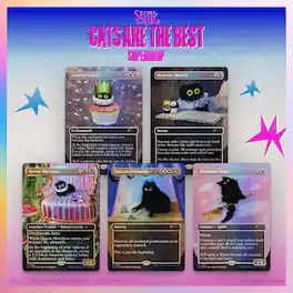 Wizards of The Coast - Magic: the Gathering TCG: Secret Lair - Purr Majesty (Traditional Foil Edition)