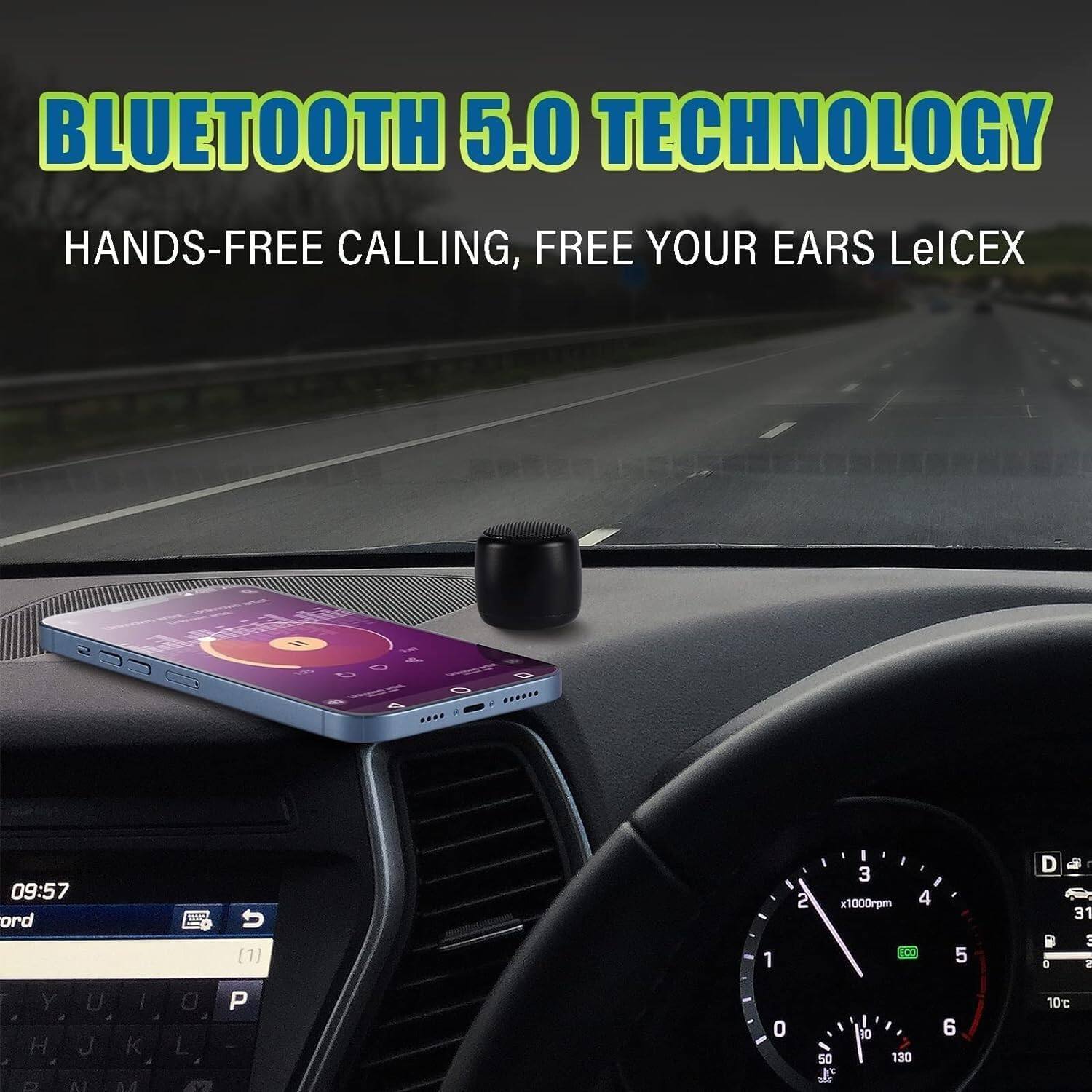 BLUETOOTH 5.0 TECHNOLOGY  
HANDS-FREE CALLING, FREE YOUR EARS LeICEX
