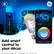 Angle. Cync - ST19 Edison Style Smart LED Light Bulb - Color Changing - Full Color.