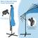 Easy-to-Operate Hand Crank Technology: Make umbrella open & close effortlessly. Effectively impede sunlight from different directions.