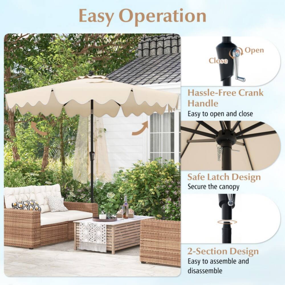 Easy Operation

- Hassle-Free Crank Handle
  - Easy to open and close

- Safe Latch Design
  - Secure the canopy

- 2-Section Design
  - Easy to assemble and disassemble