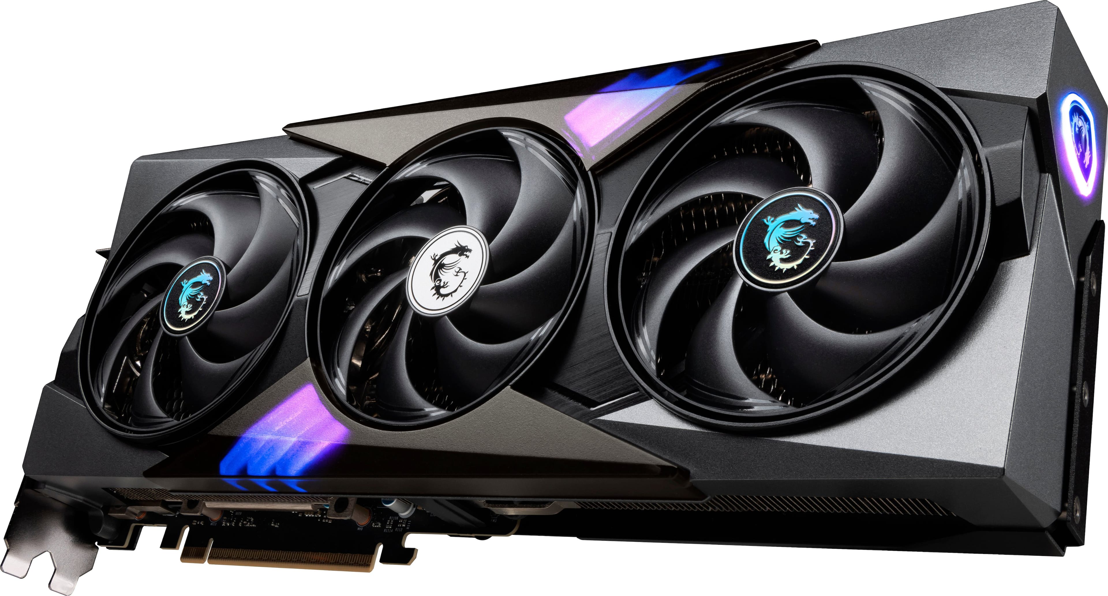 Alt View 11. MSI - NVIDIA GeForce RTX 5080 16G GAMING TRIO OC 16GB GDDR7 PCI Express Gen 5 Graphics Card - Black.