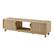Angle. Walker Edison - 58" Mid-Century Modern Fluted-Door TV Stand for TVs up to 65" - Coastal Oak.