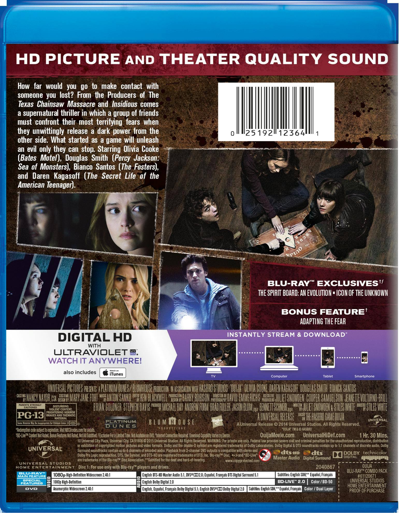 Angle. Ouija (DVD) [Blu-ray].