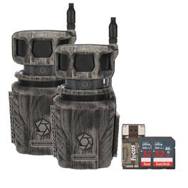 Stealth Cam - Revolver 36MP 360 Degree Cellular Trail Camera bundle