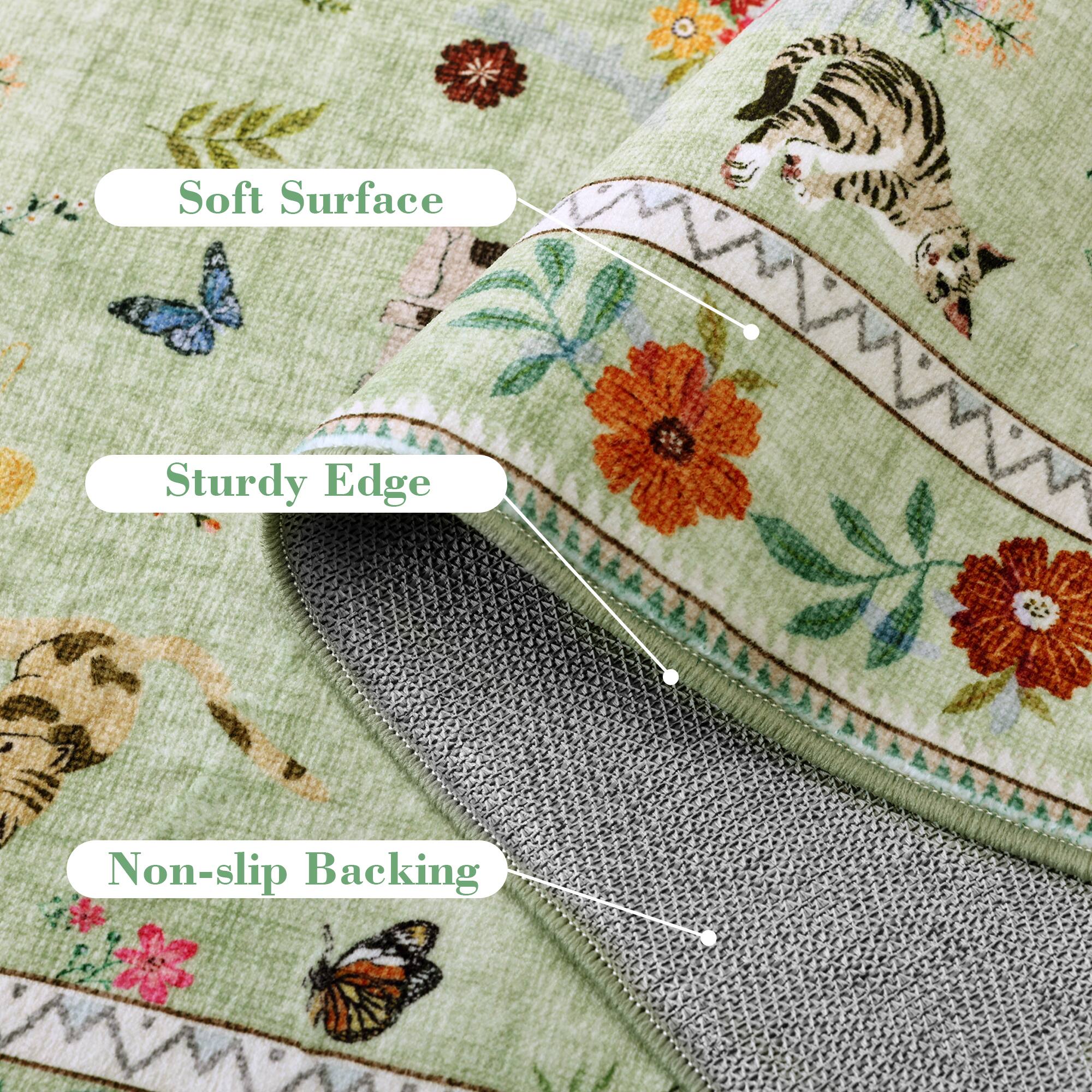 Soft Surface  
Sturdy Edge  
Non-slip Backing
