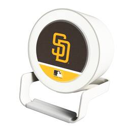 Keyscaper - San Diego Padres Night Light Wireless Charger And Bluetooth Speaker - Multicolor