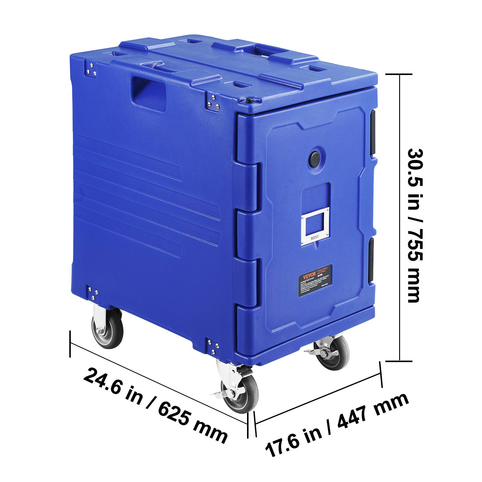 MENT FETOR 30.5 in / 755 mm 24.6 in / 625 mm 17.6 in / 447 mm