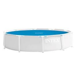 Intex - Intext 9.5 Foot Solar Cover Accessory for Above Ground Swimming Pools, Blue