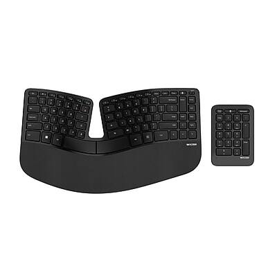 Front. Incase - Incase Designed by Microsoft Sculpt Ergonomic Keyboard, Black (5KV-00001) - Black.