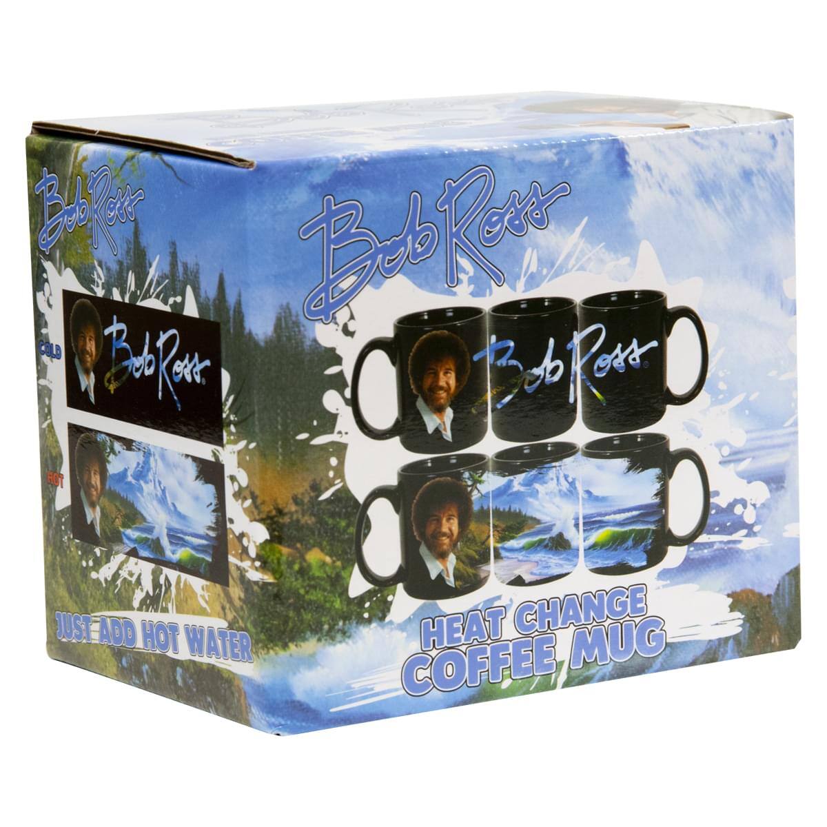 Bob Ross

COLD

JUST ADD HOT WATER

HEAT CHANGE COFFEE MUG