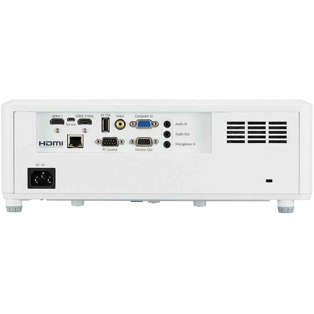 HDMI 1  
HDMI 2/MHL  
SV 1SA  
Video  
Computer In  
Service  
PC Control  
Monitor Out  
Audio In  
Audio Out  
Microphone In  
AC IN