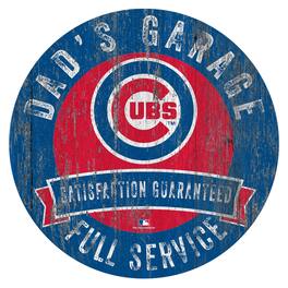 Fan Creations - Chicago Cubs 12" x 12" Dad's Garage Sign - Multicolor