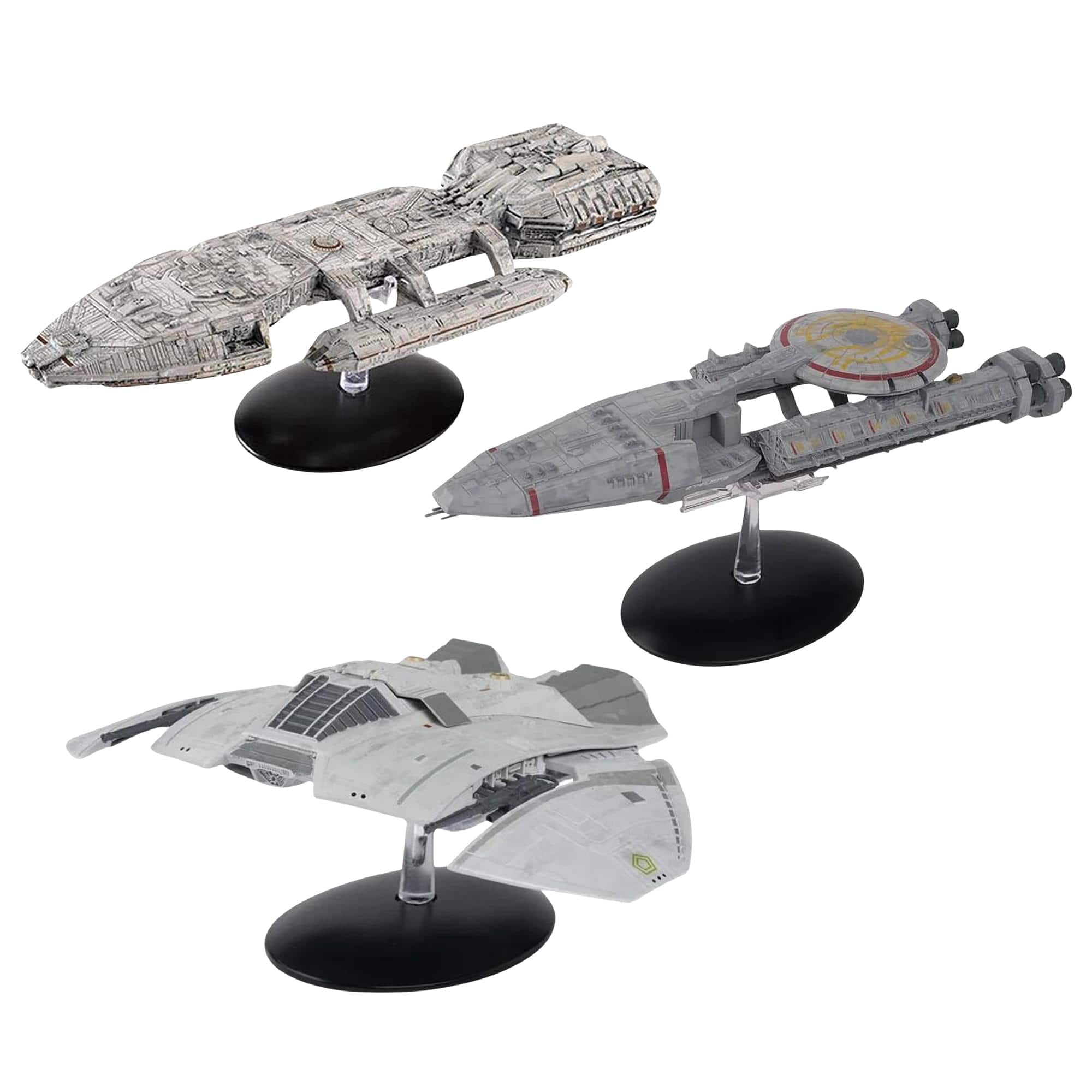 Eaglemoss - Battlestar Galactica Ship Replica Set of 3 New Original Packaging