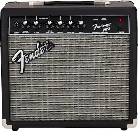 Front. Fender - Frontman 20G RMS Power Electric Guitar Amplifier.