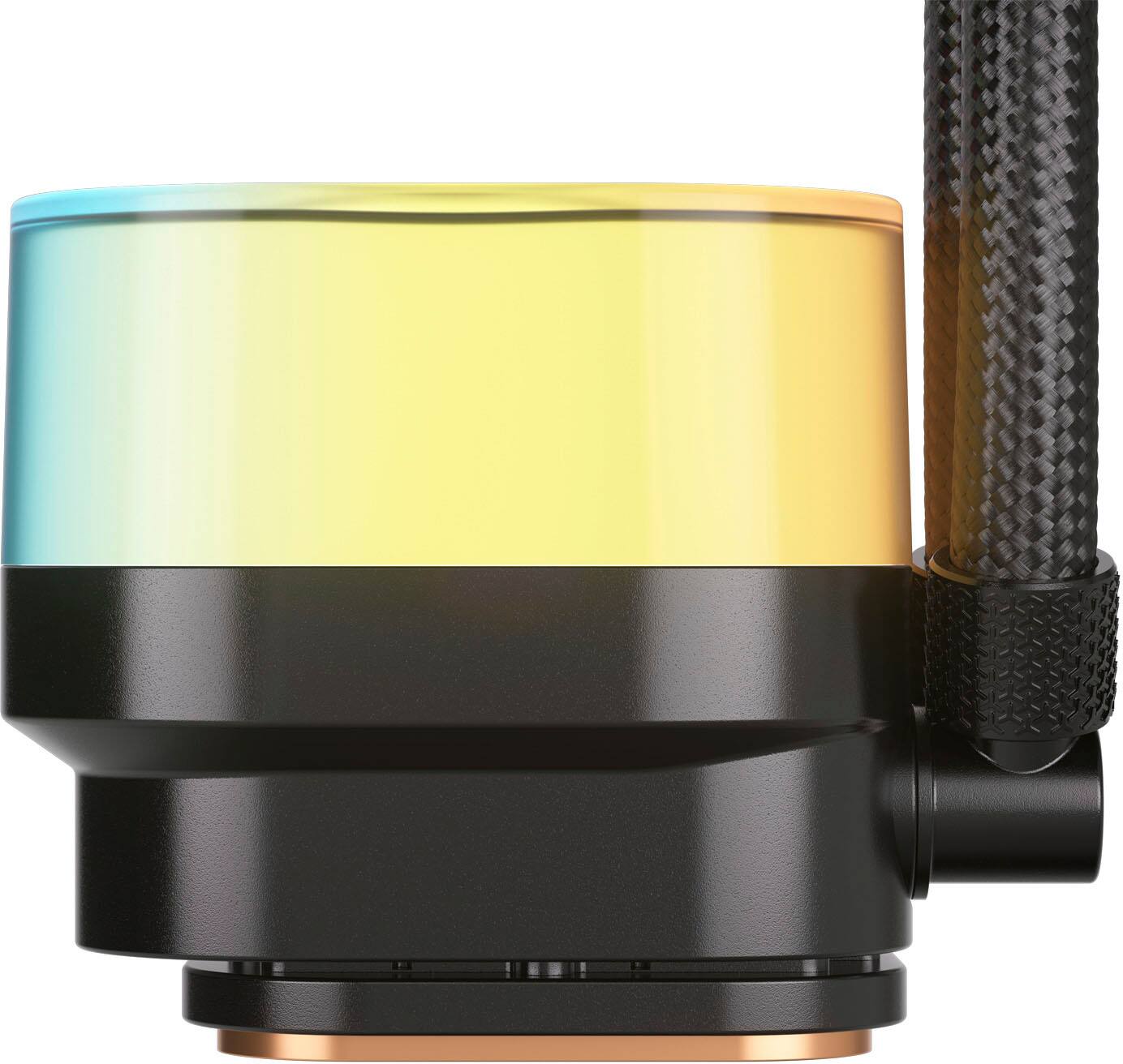 Alt View 15. CORSAIR - iCUE LINK TITAN 240 RX LCD Liquid CPU Cooler - Black.