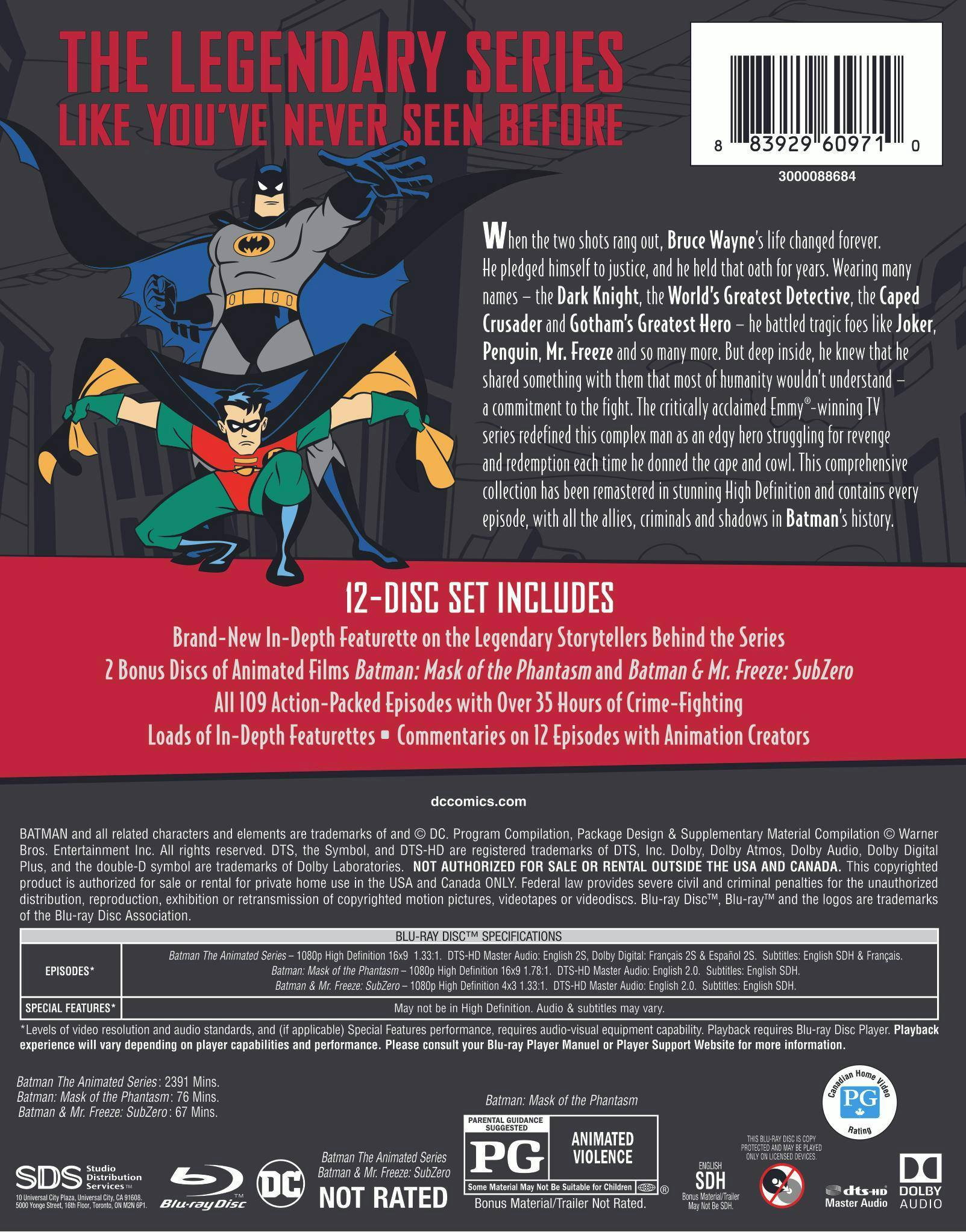 Angle. Batman: The Complete Animated Series (Box Set) [Blu-ray].