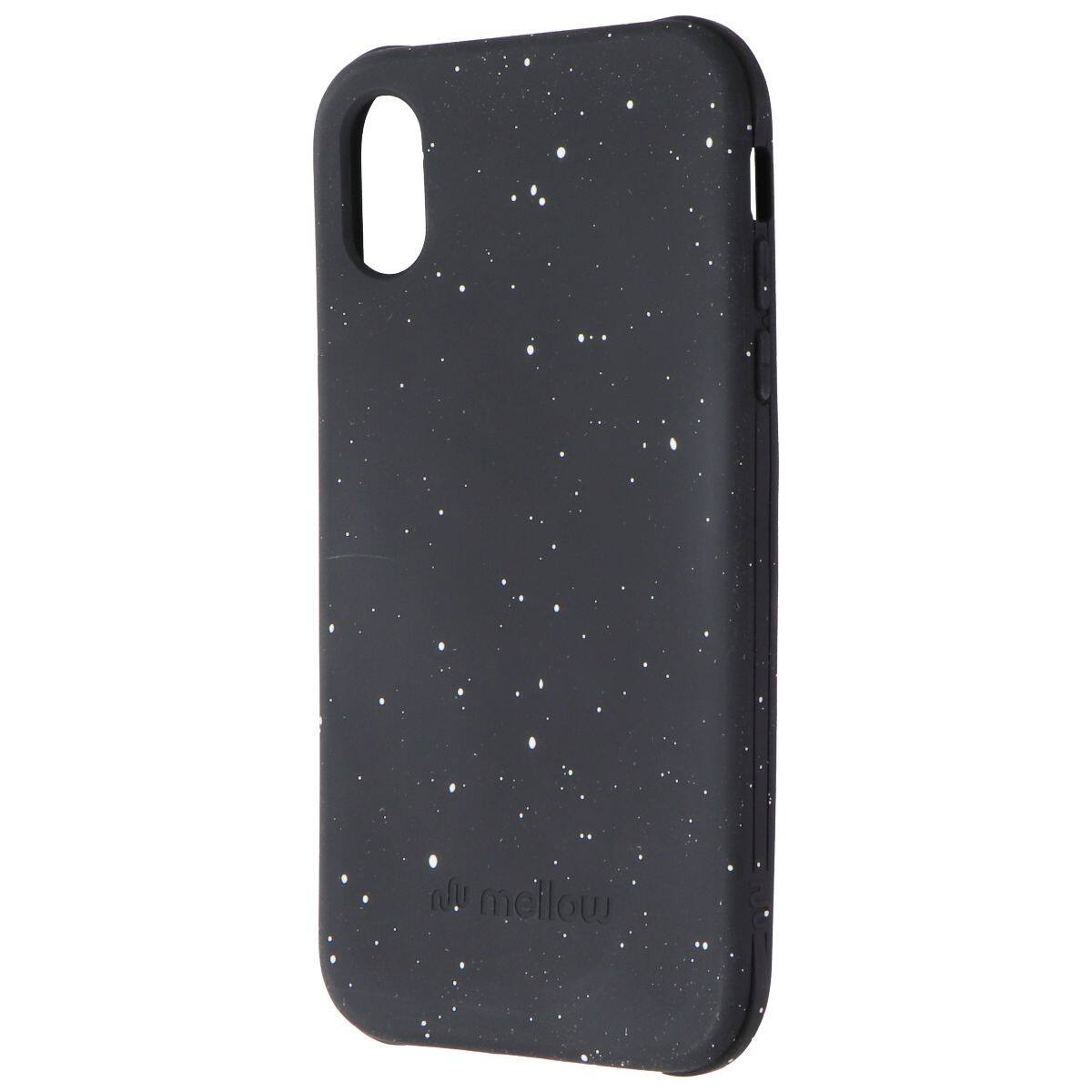 Front. Mellow - Bio Series Plant-Based Case for Apple iPhone XR - Starry Night - Black.