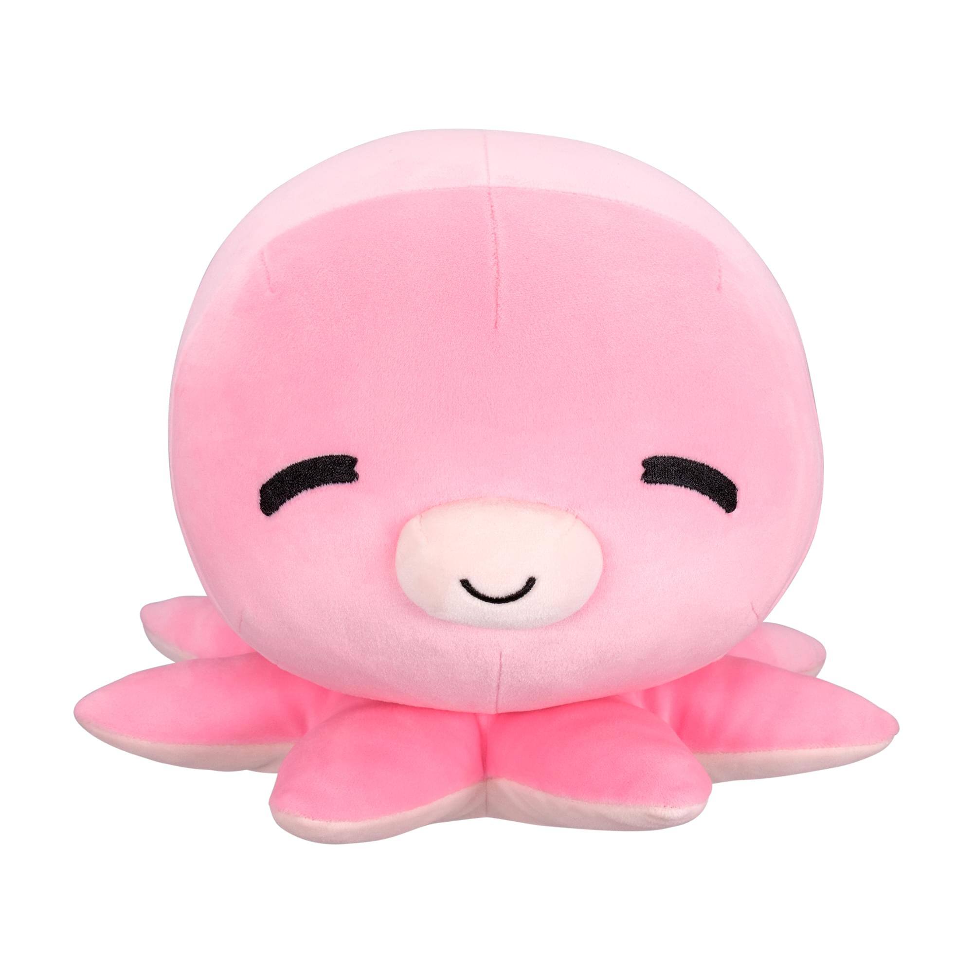 Front. Toynk - MochiOshis 12-Inch Character Plush Toy Animal Pink Octopus | Izumi Inkyoshi - Pink.