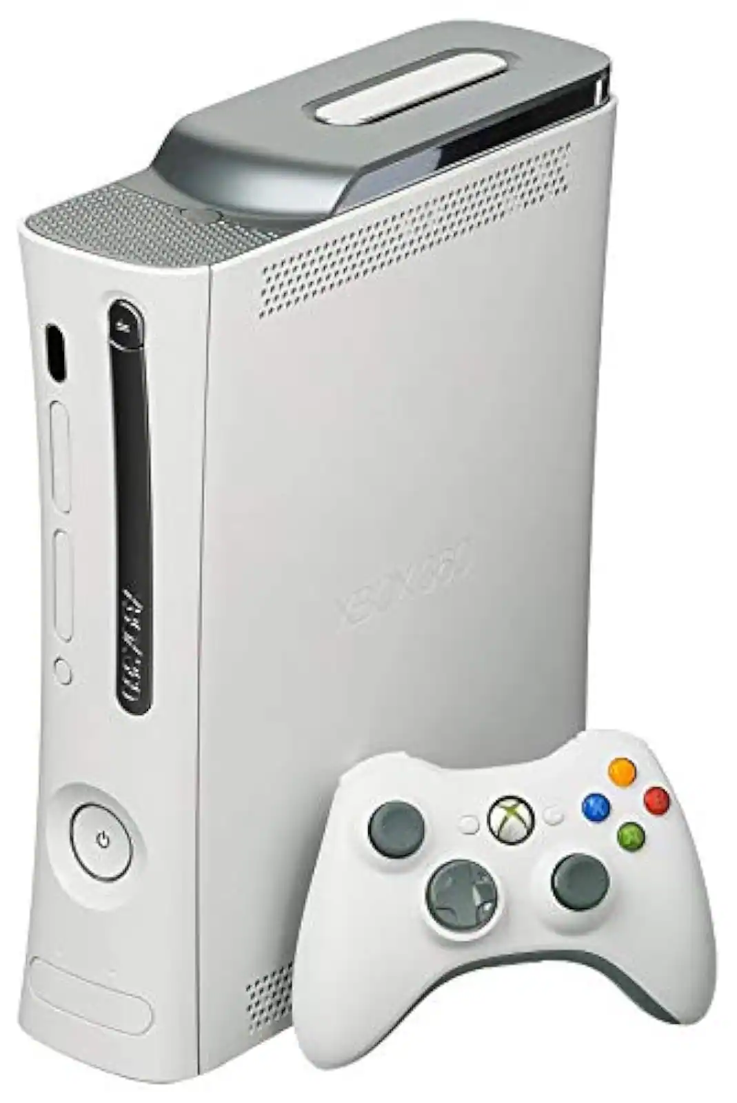Front. Microsoft - Microsoft 20GB Console White For Xbox 360 - Black.