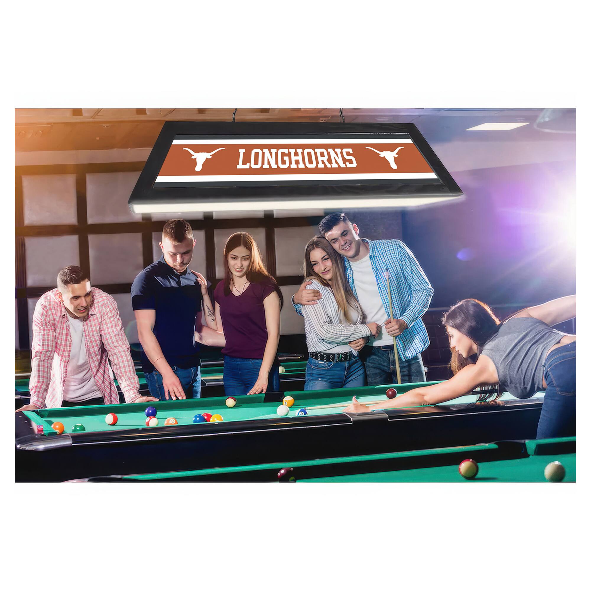 Alt View 2. Imperial - Texas Longhorns 42" Billiard Lamp - Orange.