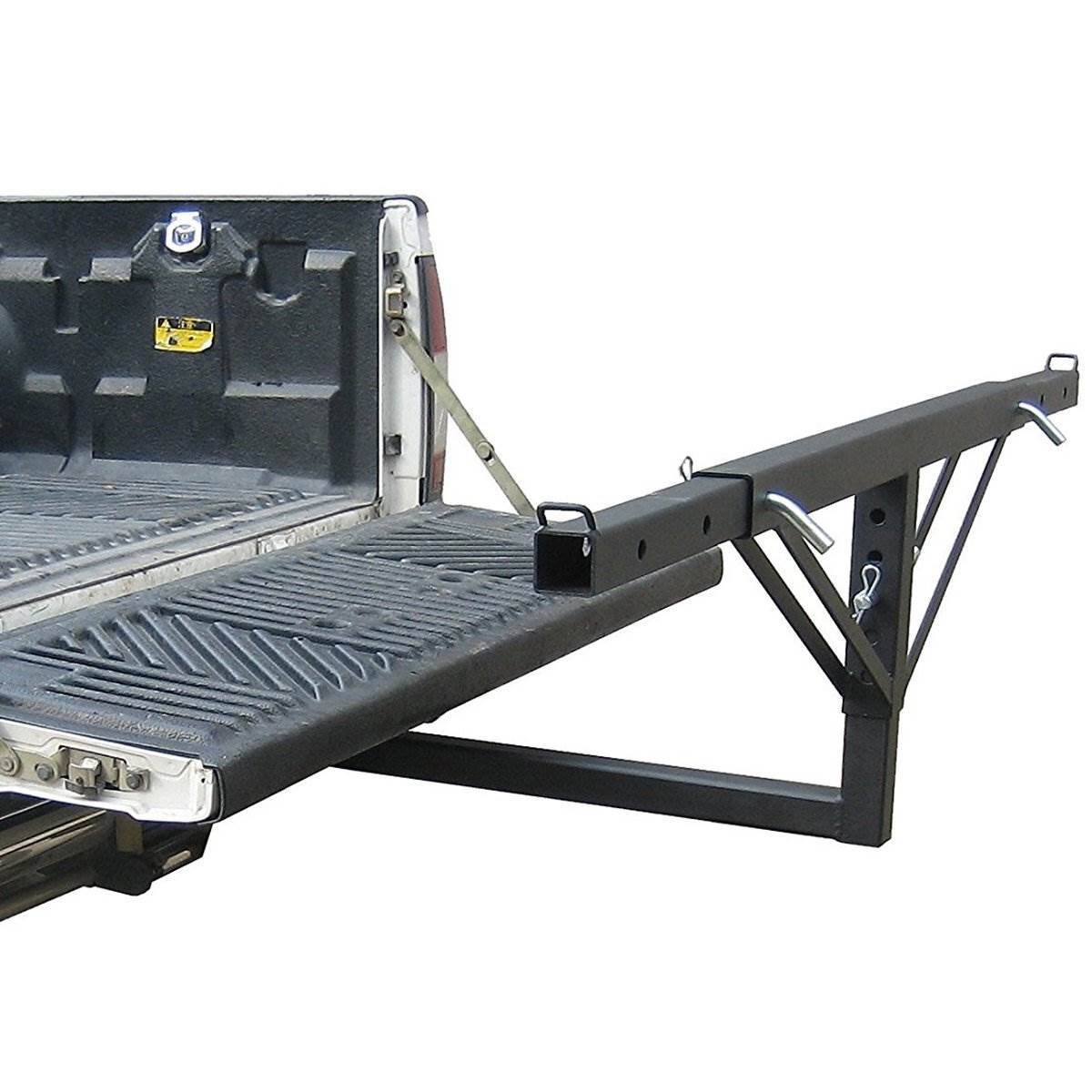 Alt View 2. Tow Tuff - Tow Tuff Adjustable Steel Truck Bed Extender for Class III & Class IV Receivers - Steel.
