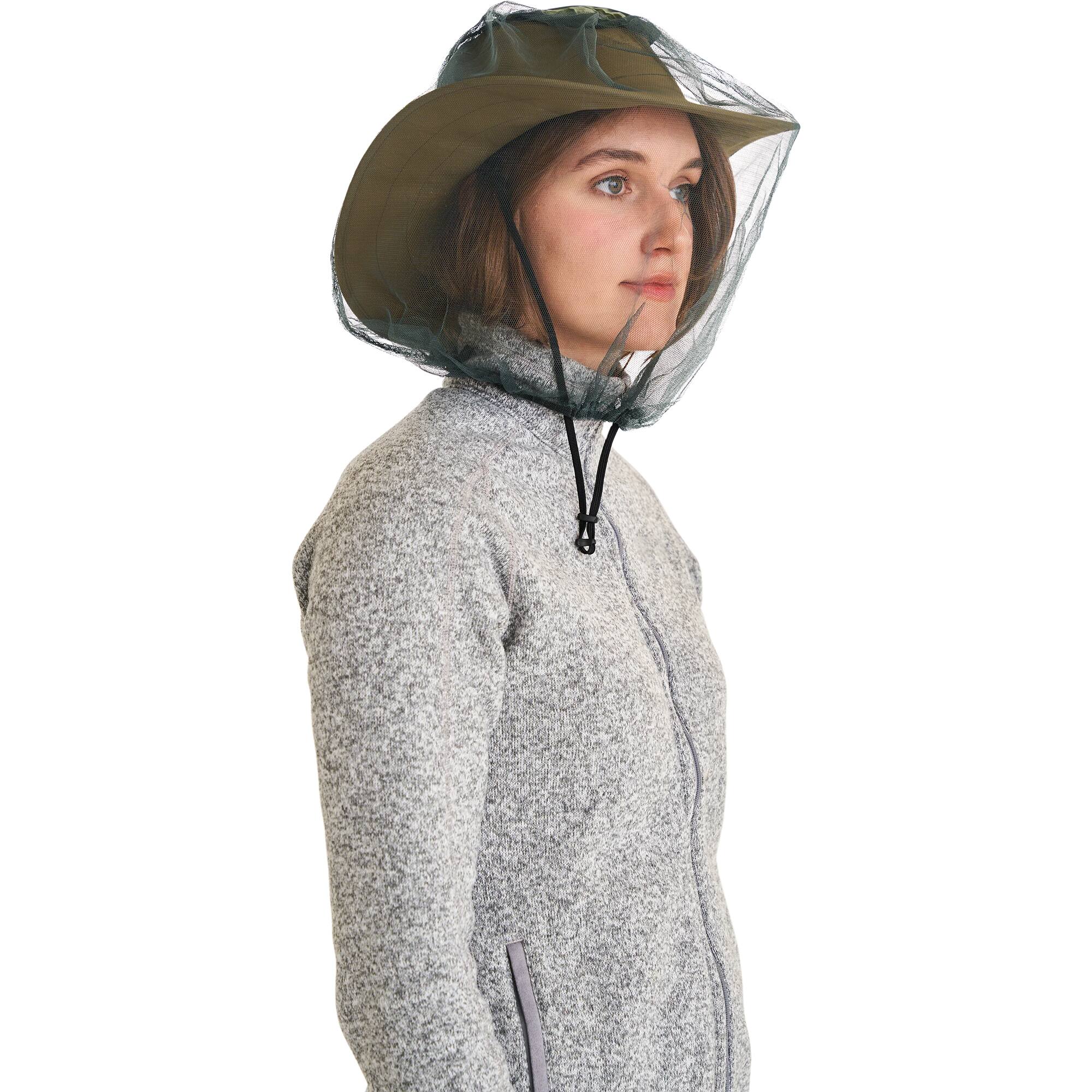 Alt View 1. Coghlan’s - Coghlan's Mosquito Head Net for Outdoor Survival, Camping - Beige.