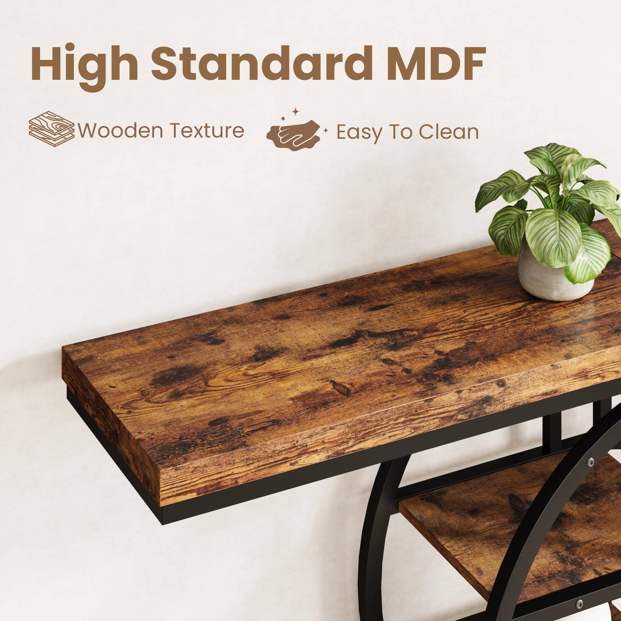 High Standard MDF  
Wooden Texture  
+ Easy To Clean