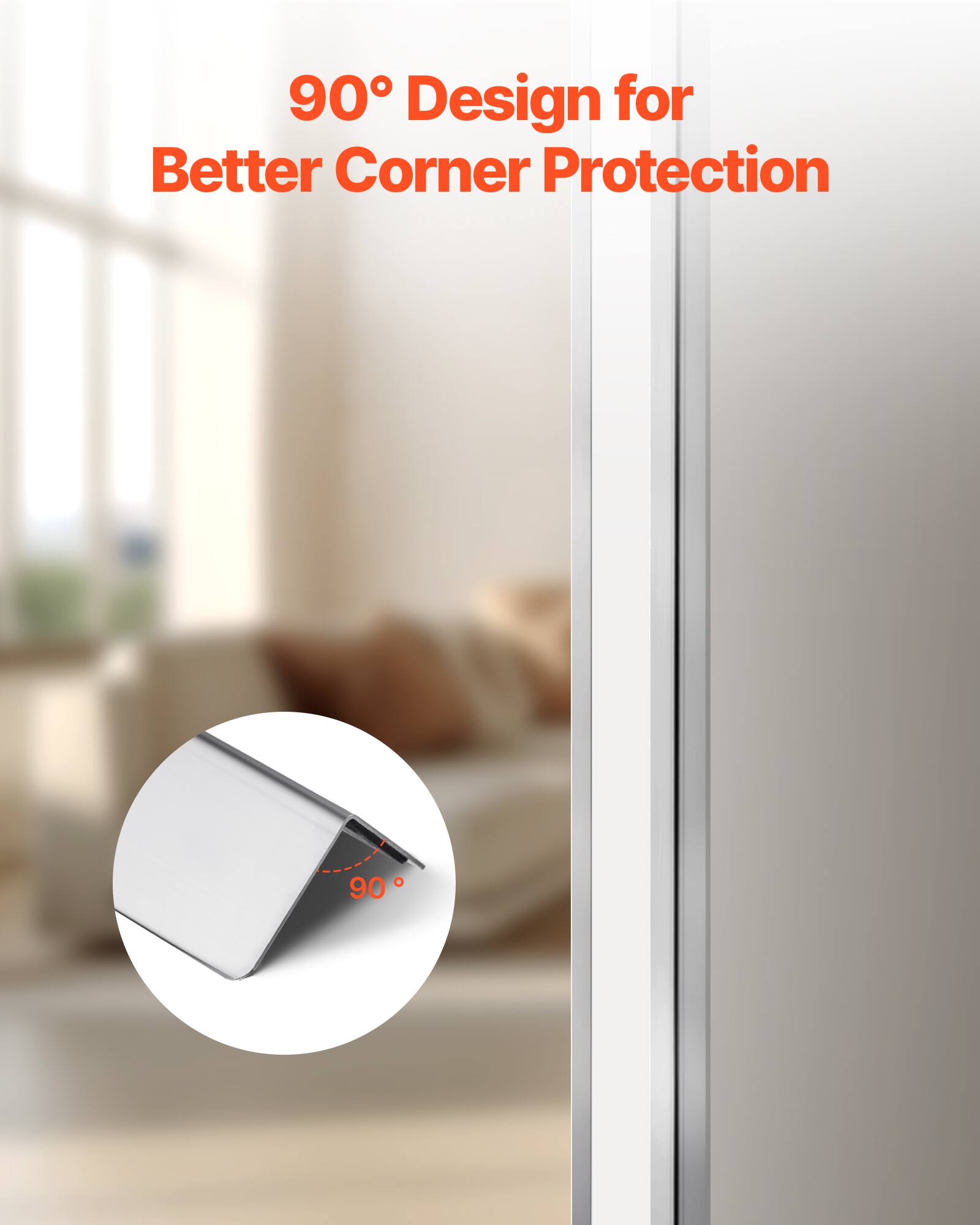 90° Design for Better Corner Protection