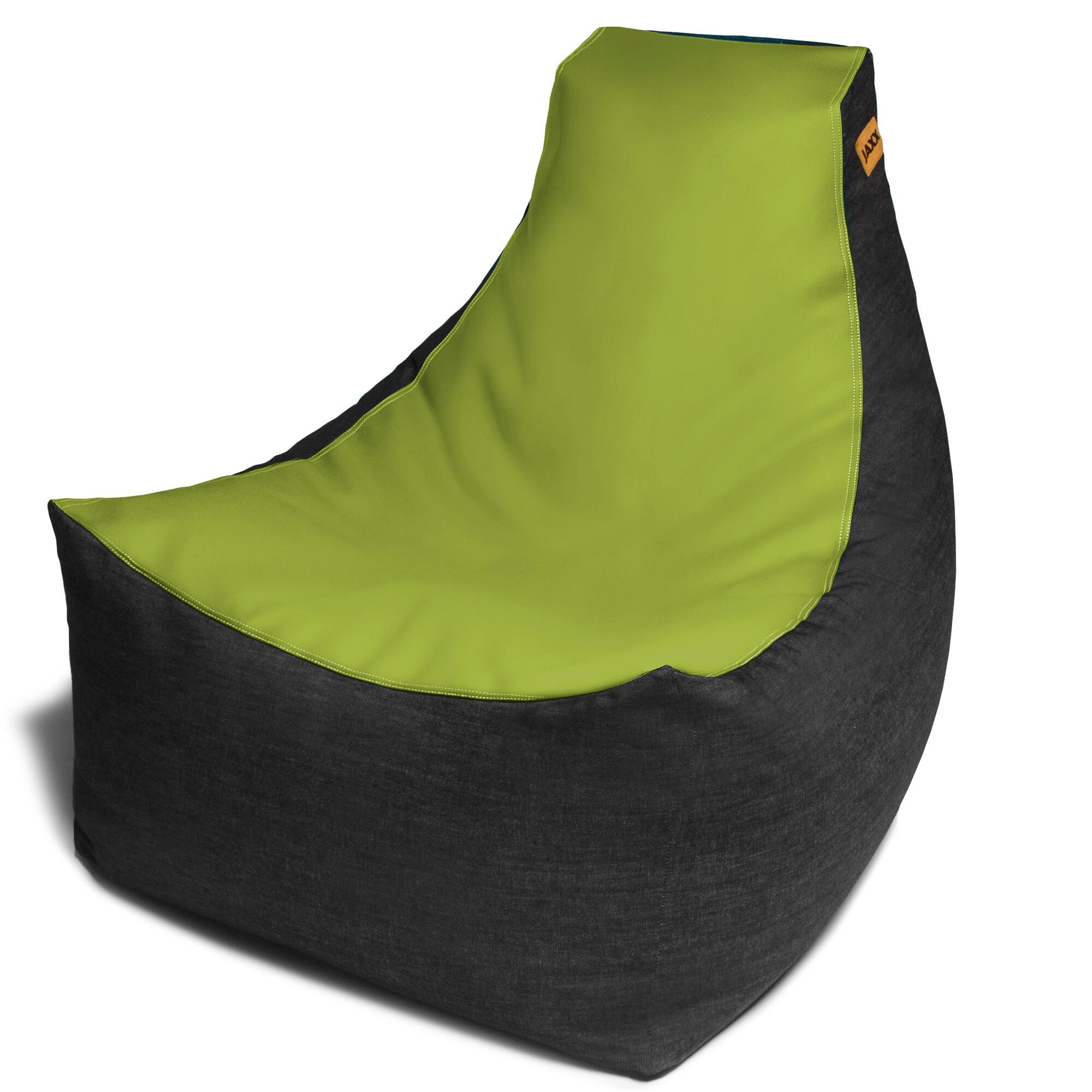 Jaxx - Pixel Gamer Chair - Game Room / Home Theater Bean Bag Chair - Green