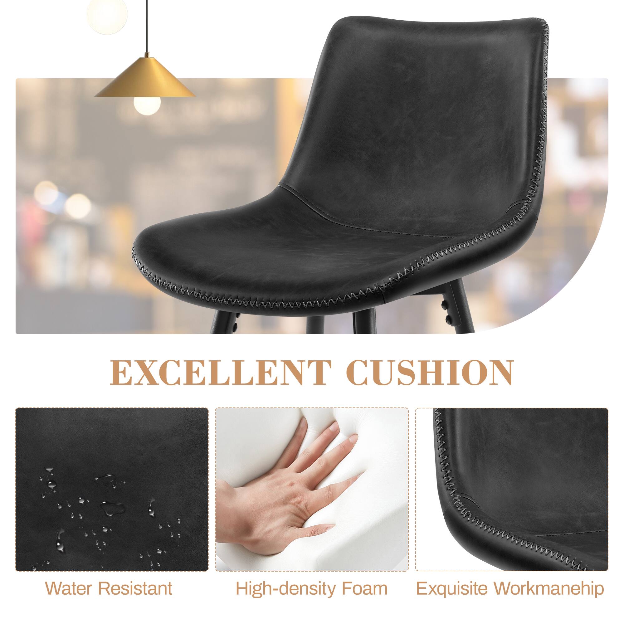 EXCELLENT CUSHION

Water Resistant  
High-density Foam  
Exquisite Workmanship