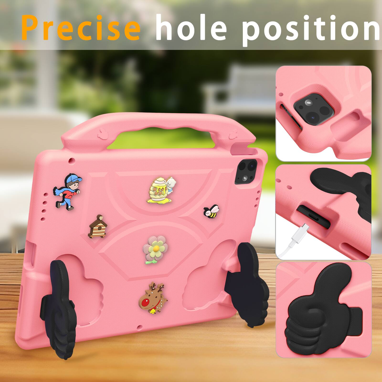 Precise hole position