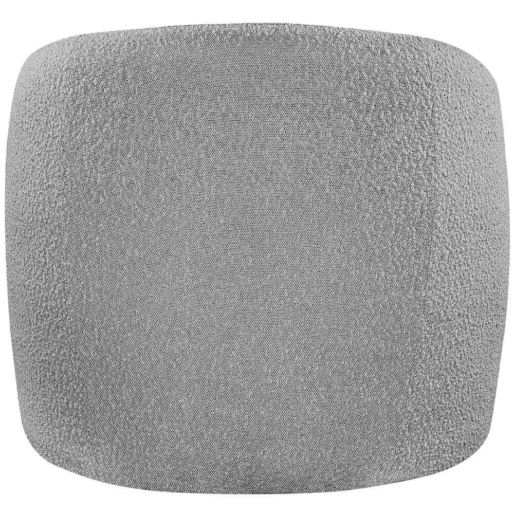 Alt View 1. Meridian Furniture - Acadia Grey Boucle Fabric Accent Chair - Grey.