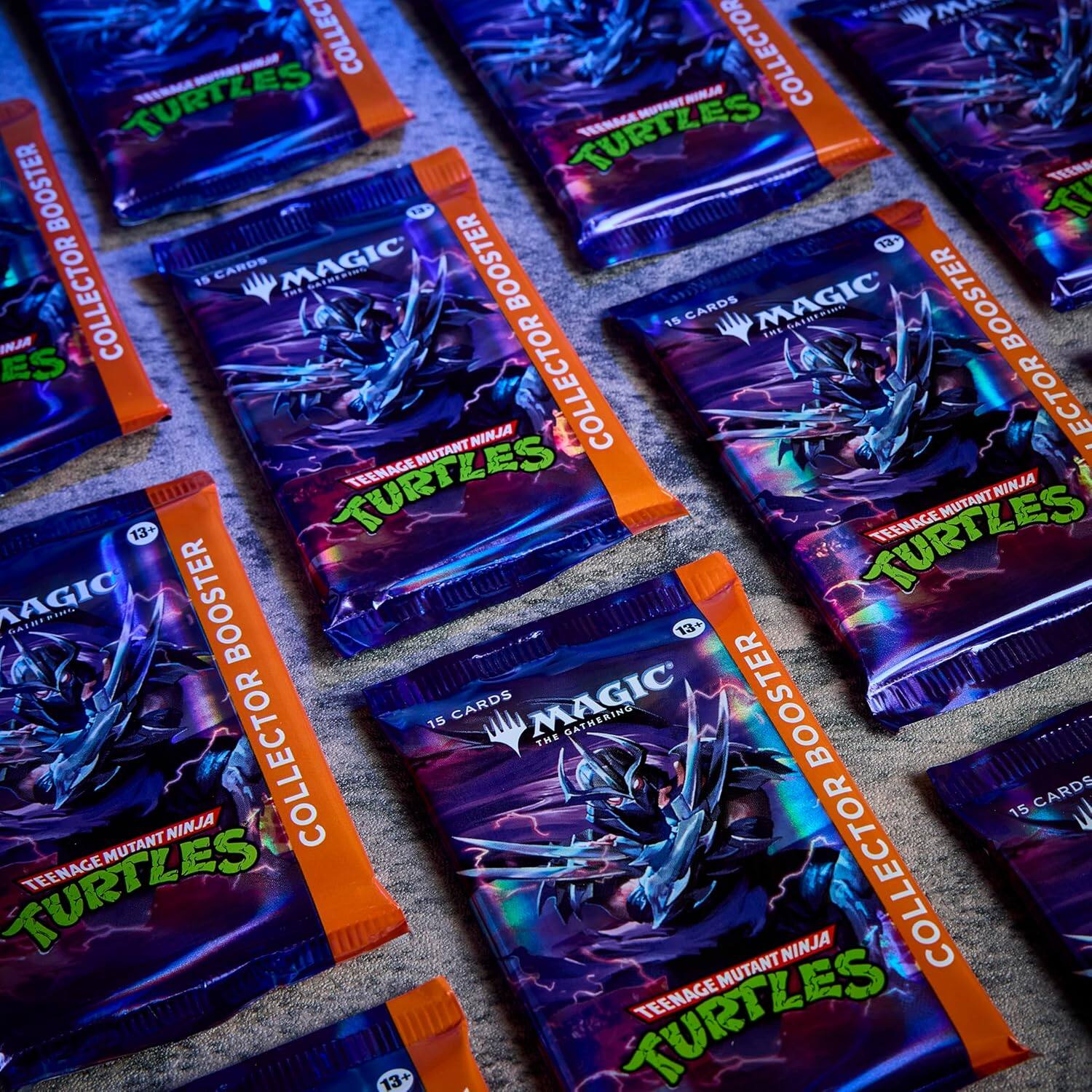 - COLLECTOR BOOSTER TURTLES TEENAGE MUTANT NINJA TURTLES
- 15 CARDS MAGIC THE GATHERING
- COLLECTOR BOOSTER PACK
- TEENAGE MUTANT NINJA TURTLES
