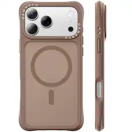 Ornarto - for iPhone 17 Pro Max Case 6.9", Slim Shockproof Translucent Matte Phone Case with MagSafe - Brown