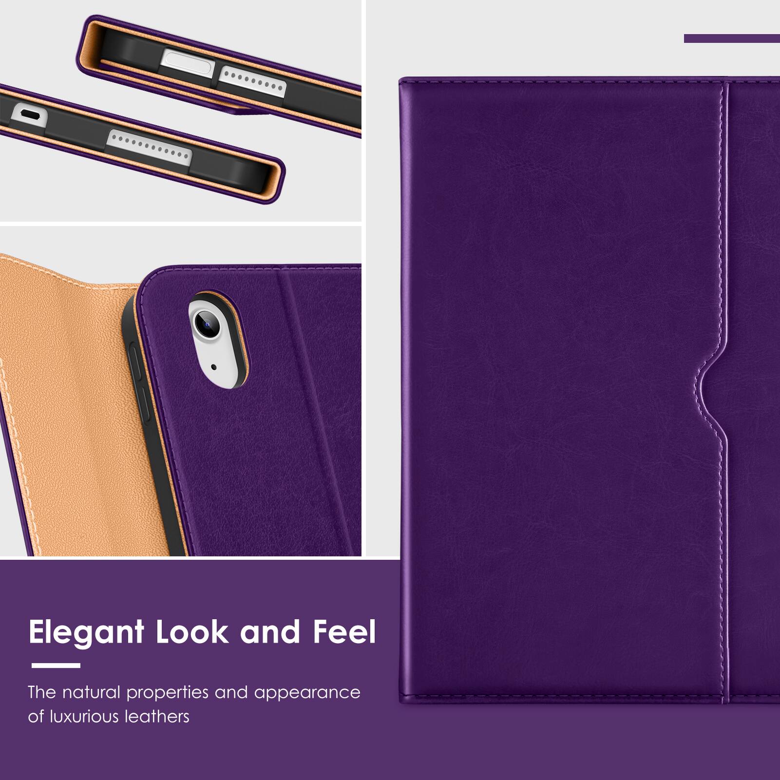 Elegant Look and Feel
The natural properties and appearance of luxurious leathers