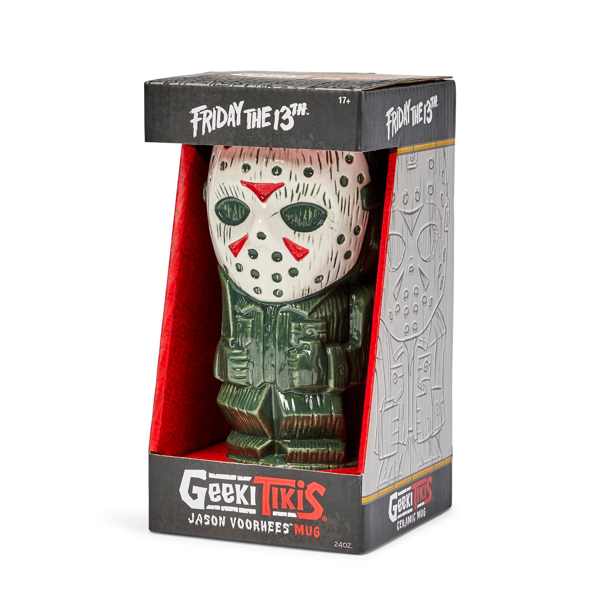 FRIDAY THE 13TH. 17+ FRIDAY THE 13TH. Geeki Tikis JASON VOORHEES MUG 24oz. KOS eT - NG CERAMIC