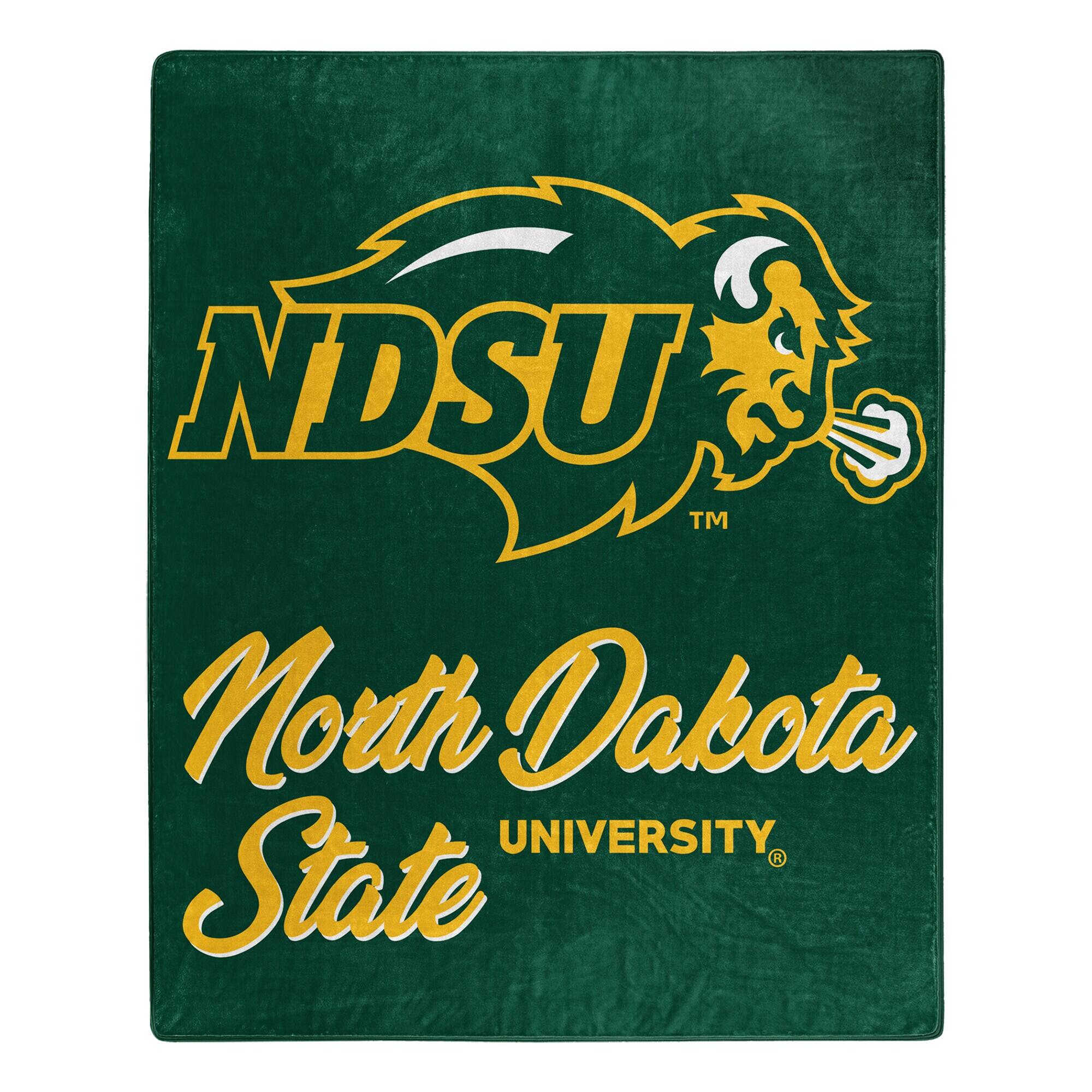 Northwest - NDSU Bison 50" x 60" Signature Raschel Plush Throw Blanket - Multicolor