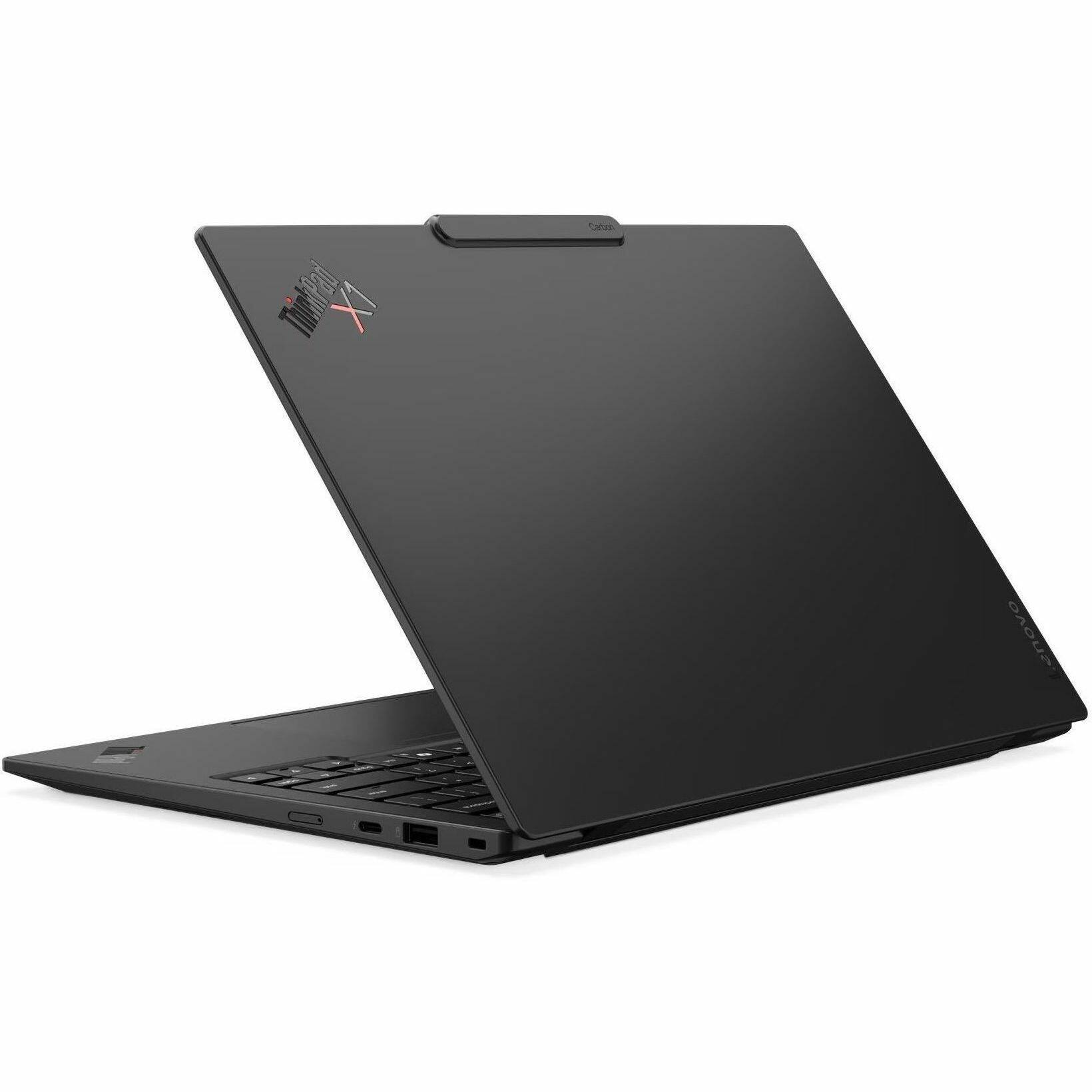 Alt View 6. Lenovo - Lenovo ThinkPad X1 Carbon Gen 14 Aura Edition 21V700ALUS 14" Touchscreen Copilot+ PC Notebook - WUXGA - 60 Hz - Intel - Black.