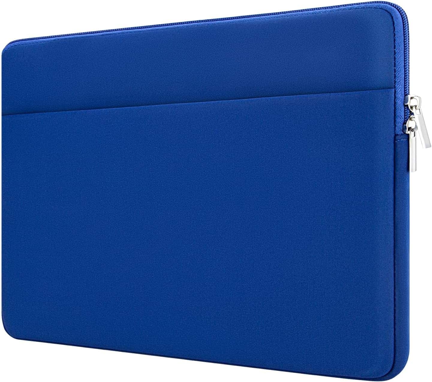 Core Tech - 13-14 Inch Padded Laptop Sleeve with Front Accessory Pocket - Klein Blue